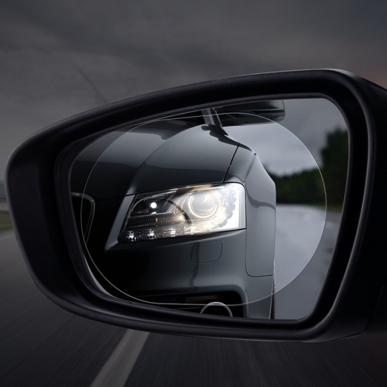 Folie pentru Oglinda Auto, 96 x 136mm (set 2) - Baseus ClearSight (C11853200201-00) - Clear
