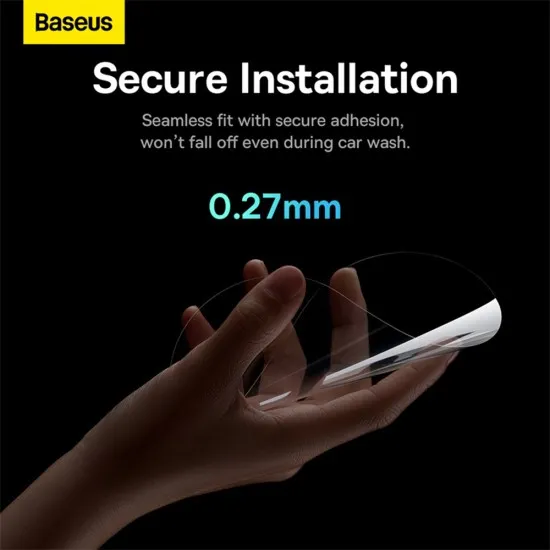 Folie pentru Oglinda Auto, 96 x 136mm (set 2) - Baseus ClearSight (C11853200201-00) - Clear Folie pentru Oglinda Auto, 96 x 136mm (set 2) - Baseus ClearSight (C11853200201-00) - Clear