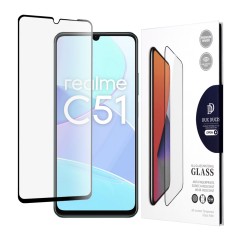 Folie pentru Realme C51 / Note 50 - Dux Ducis Tempered Glass - Black Folie pentru Realme C51 / Note 50 - Dux Ducis Tempered Glass - Black
