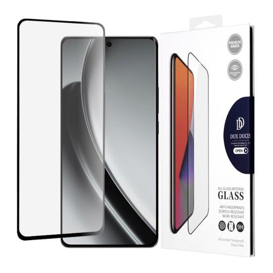 Folie pentru Realme GT 6 / GT 6T - Dux Ducis Tempered Glass - Black