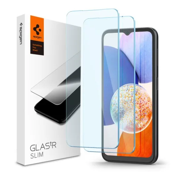 Folie pentru Samsung Galaxy A15 4G / A15 5G / A25 5G / M15 - Spigen Glas.TR Slim - Clear Folie pentru Samsung Galaxy A15 4G / A15 5G / A25 5G / M15 - Spigen Glas.TR Slim - Clear