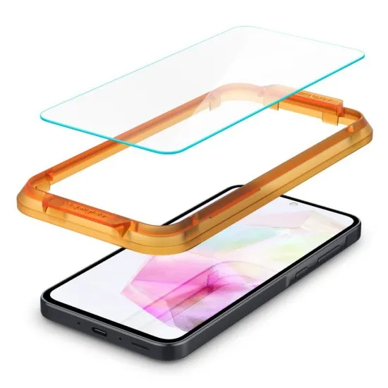 Folie pentru Samsung Galaxy A35 5G / M35 (set 2) - Spigen Glas.TR Align Master - Clear Folie pentru Samsung Galaxy A35 5G / M35 (set 2) - Spigen Glas.TR Align Master - Clear