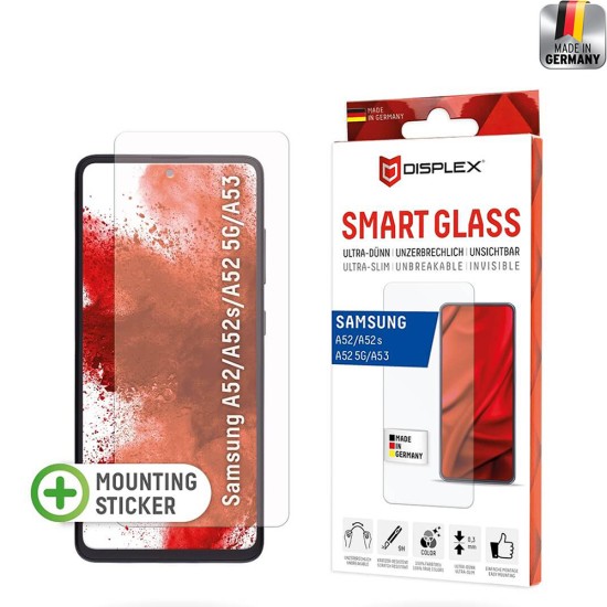 Folie pentru Samsung Galaxy A52 4G / A52 5G / A52s 5G / A53 5G - Displex Smart FlexiGlass - Clear