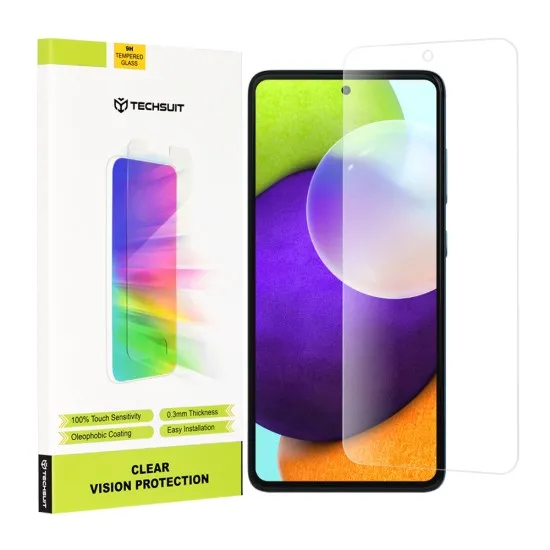 Folie pentru Samsung Galaxy A52 4G - Techsuit Clear Vision Glass - Transparent Folie pentru Samsung Galaxy A52 4G - Techsuit Clear Vision Glass - Transparent