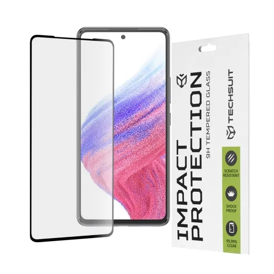 Folie pentru Samsung Galaxy A53 5G - Techsuit 111D Full Cover / Full Glue Glass - Black Folie pentru Samsung Galaxy A53 5G - Techsuit 111D Full Cover / Full Glue Glass - Black