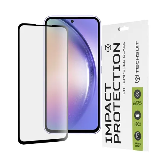 Folie pentru Samsung Galaxy A54 - Techsuit 111D Full Cover / Full Glue Glass - Black Folie pentru Samsung Galaxy A54 - Techsuit 111D Full Cover / Full Glue Glass - Black