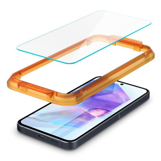 Folie pentru Samsung Galaxy A55 5G (set 2) - Spigen Glas.TR Align Master - Clear