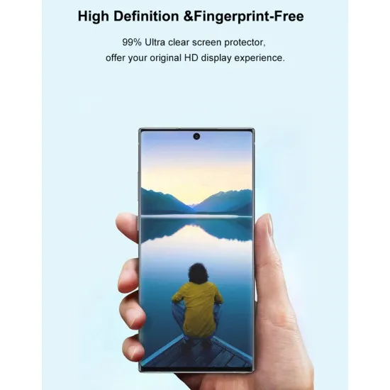 Folie pentru Samsung Galaxy Note 10 Plus 4G / Note 10 Plus 5G - Lito 3D UV Glass - Clear