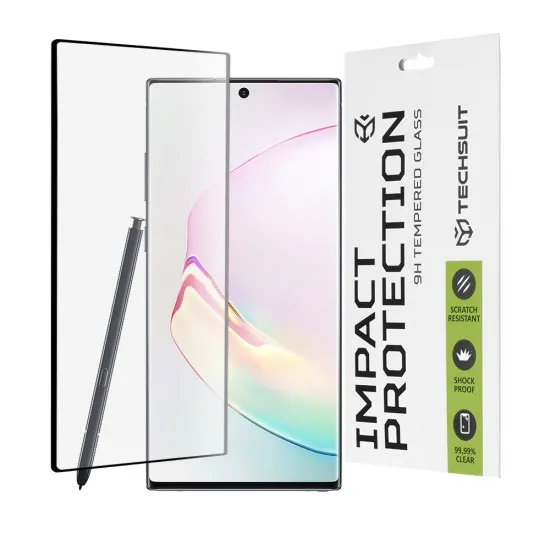 Folie pentru Samsung Galaxy Note 10 - Techsuit 111D Full Cover / Full Glue Glass / 3D Curved Screen - Black Folie pentru Samsung Galaxy Note 10 - Techsuit 111D Full Cover / Full Glue Glass / 3D Curved Screen - Black
