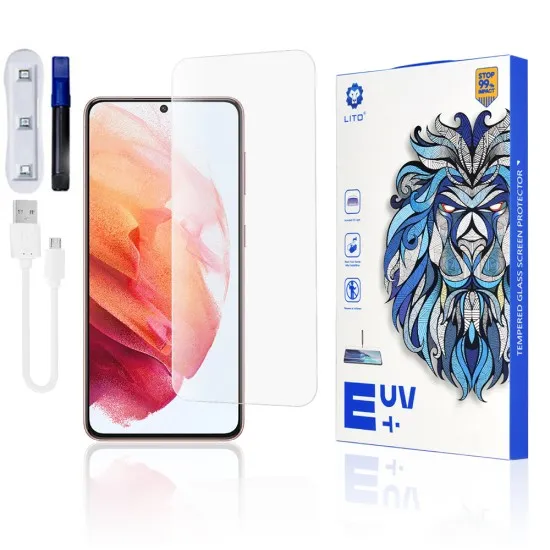 Folie pentru Samsung Galaxy S21 5G - Lito 3D UV Glass - Clear Folie pentru Samsung Galaxy S21 5G - Lito 3D UV Glass - Clear