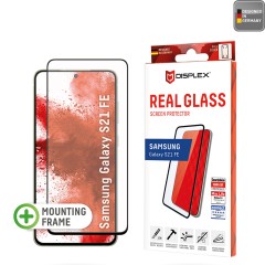 Folie pentru Samsung Galaxy S21 FE 5G - Displex Real Glass Full Cover - Black Folie pentru Samsung Galaxy S21 FE 5G - Displex Real Glass Full Cover - Black