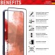 Folie pentru Samsung Galaxy S21 FE 5G - Displex Real Glass Full Cover - Black