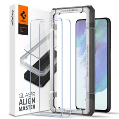 Folie pentru Samsung Galaxy S21 FE 5G (set 2) - Spigen Glas.tR Align Master - Clear Folie pentru Samsung Galaxy S21 FE 5G (set 2) - Spigen Glas.tR Align Master - Clear