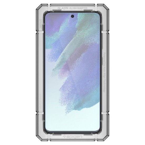 Folie pentru Samsung Galaxy S21 FE 5G (set 2) - Spigen Glas.tR Align Master - Clear