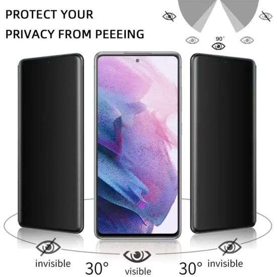 Folie pentru Samsung Galaxy S21 Plus 5G - Lito 3D UV Glass - Privacy Folie pentru Samsung Galaxy S21 Plus 5G - Lito 3D UV Glass - Privacy