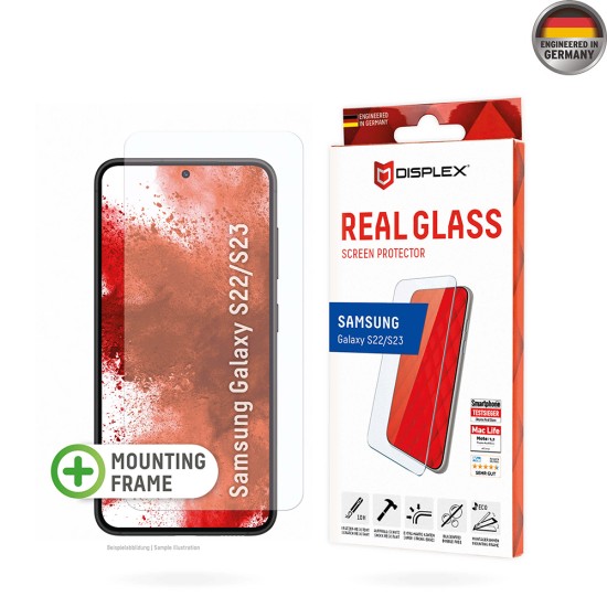 Folie pentru Samsung Galaxy S22 5G / S23 - Displex Real Glass 2D - Clear