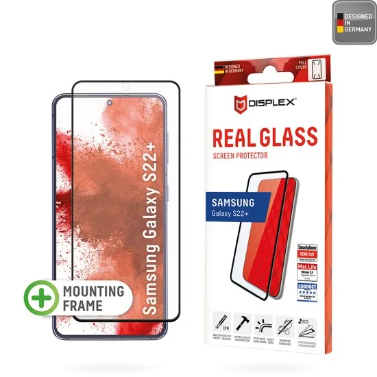Folie pentru Samsung Galaxy S22 Plus 5G - Displex Real Glass Full Cover - Black Folie pentru Samsung Galaxy S22 Plus 5G - Displex Real Glass Full Cover - Black