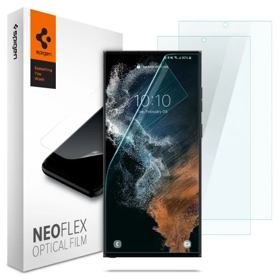 Folie pentru Samsung Galaxy S22 Ultra 5G (set 2) - Spigen Neo Flex - Clear Folie pentru Samsung Galaxy S22 Ultra 5G (set 2) - Spigen Neo Flex - Clear