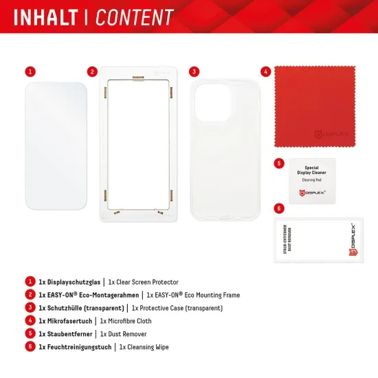 Folie pentru Samsung Galaxy S23 FE - Displex Real Glass + Case - Clear Folie pentru Samsung Galaxy S23 FE - Displex Real Glass + Case - Clear