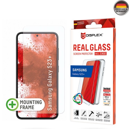 Folie pentru Samsung Galaxy S23 Plus - Displex Real Glass + Case - Clear