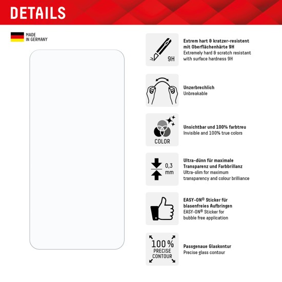 Folie pentru Samsung Galaxy S24 - Displex Smart FlexiGlass - Clear