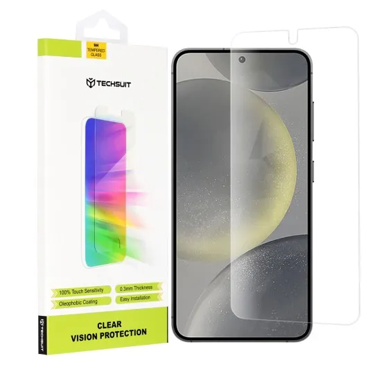 Folie pentru Samsung Galaxy S24 - Techsuit Clear Vision Glass - Transparent Folie pentru Samsung Galaxy S24 - Techsuit Clear Vision Glass - Transparent