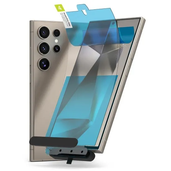 Folie pentru Samsung Galaxy S24 Ultra (set 2) - Ringke Dual Easy Full - Clear