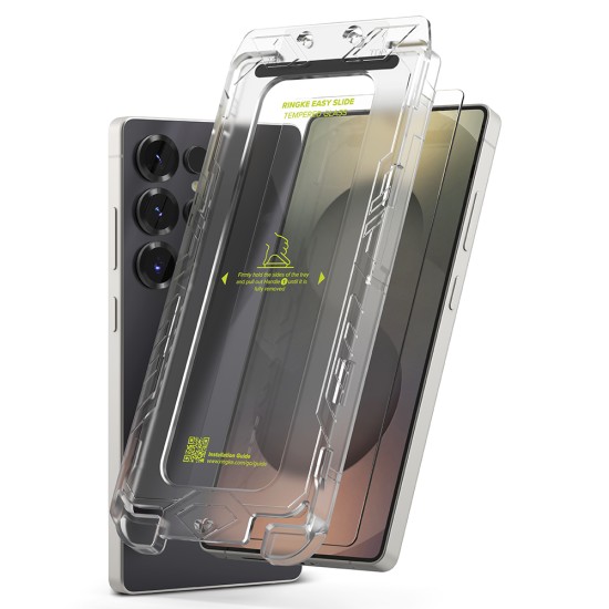 Folie pentru Samsung Galaxy S25 Ultra (set 2) - Ringke Easy Slide Tempered Glass - Clear