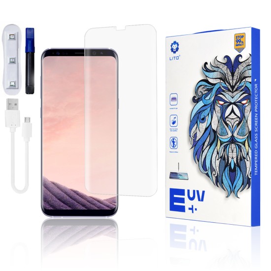 Folie pentru Samsung Galaxy S8 Plus / S9 Plus - Lito 3D UV Glass - Clear