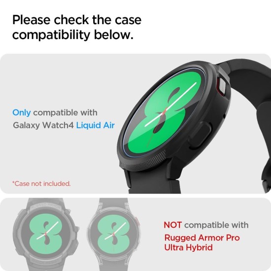 Folie pentru Samsung Galaxy Watch 4 / 5 40mm (set 2) - Spigen Glas.tR EZ FIT - Clear