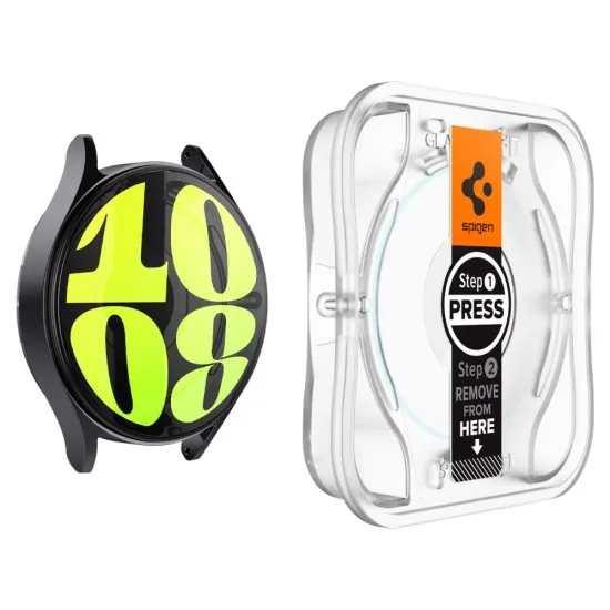 Folie pentru Samsung Galaxy Watch7 44mm (set 2) - Spigen Glas.TR EZ FIT - Clear Folie pentru Samsung Galaxy Watch7 44mm (set 2) - Spigen Glas.TR EZ FIT - Clear