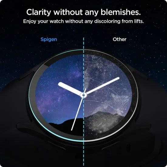 Folie pentru Samsung Galaxy Watch7 44mm (set 2) - Spigen Glas.TR EZ FIT - Clear Folie pentru Samsung Galaxy Watch7 44mm (set 2) - Spigen Glas.TR EZ FIT - Clear
