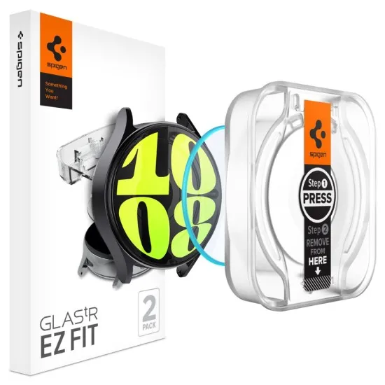 Folie pentru Samsung Galaxy Watch7 44mm (set 2) - Spigen Glas.TR EZ FIT - Clear Folie pentru Samsung Galaxy Watch7 44mm (set 2) - Spigen Glas.TR EZ FIT - Clear