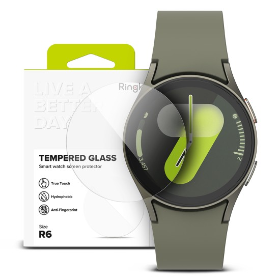 Folie pentru Samsung Galaxy Watch7 44mm (set 4) - Ringke Tempered Glass R6 - Clear