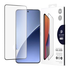 Folie pentru Xiaomi 15 Pro - Dux Ducis Tempered Glass - Black Folie pentru Xiaomi 15 Pro - Dux Ducis Tempered Glass - Black