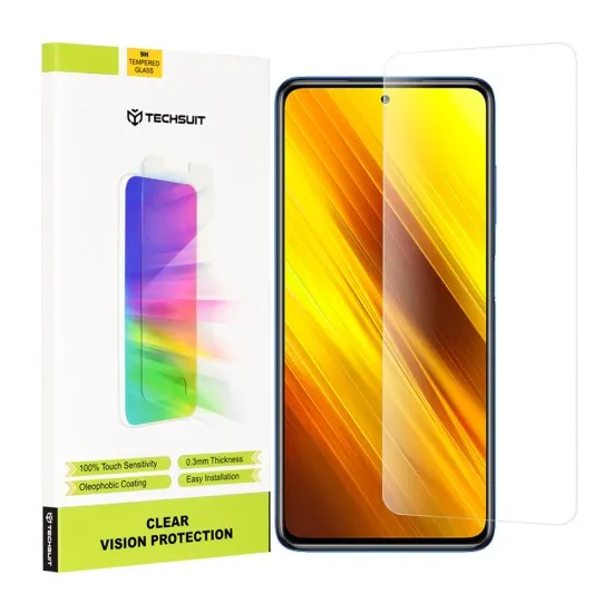 Folie pentru Xiaomi Poco X3 / Poco X3 NFC / Poco X3 Pro - Techsuit Clear Vision Glass - Transparent Folie pentru Xiaomi Poco X3 / Poco X3 NFC / Poco X3 Pro - Techsuit Clear Vision Glass - Transparent
