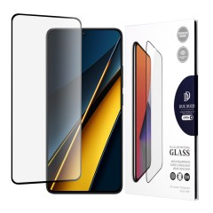 Folie pentru Xiaomi Poco X6 Pro - Dux Ducis Tempered Glass - Black Folie pentru Xiaomi Poco X6 Pro - Dux Ducis Tempered Glass - Black
