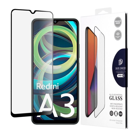 Folie pentru Xiaomi Redmi A3 - Dux Ducis Tempered Glass - Black