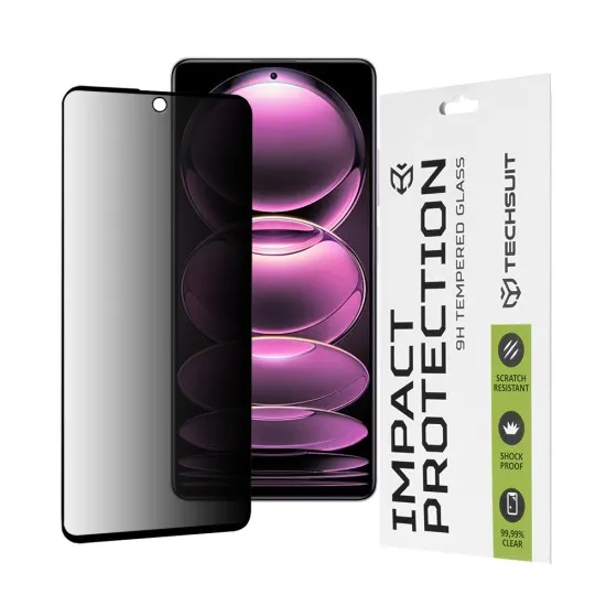 Folie pentru Xiaomi Redmi Note 12 Pro 5G / 12 Pro+ / Poco X5 Pro - Techsuit 111D Privacy Full Glue - Black Folie pentru Xiaomi Redmi Note 12 Pro 5G / 12 Pro+ / Poco X5 Pro - Techsuit 111D Privacy Full Glue - Black