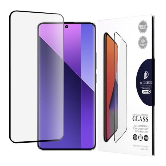 Folie pentru Xiaomi Redmi Note 13 Pro+ 5G - Dux Ducis Tempered Glass - Black