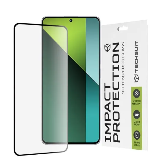 Folie pentru Xiaomi Redmi Note 13 Pro 5G / Poco X6 - Techsuit 111D Full Cover / Full Glue Glass - Black Folie pentru Xiaomi Redmi Note 13 Pro 5G / Poco X6 - Techsuit 111D Full Cover / Full Glue Glass - Black