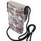 Geanta Crossbody - Hello Kitty Leather Tags Graffiti Cord (HKOWBHDGPTE) - Beige Geanta Crossbody - Hello Kitty Leather Tags Graffiti Cord (HKOWBHDGPTE) - Beige