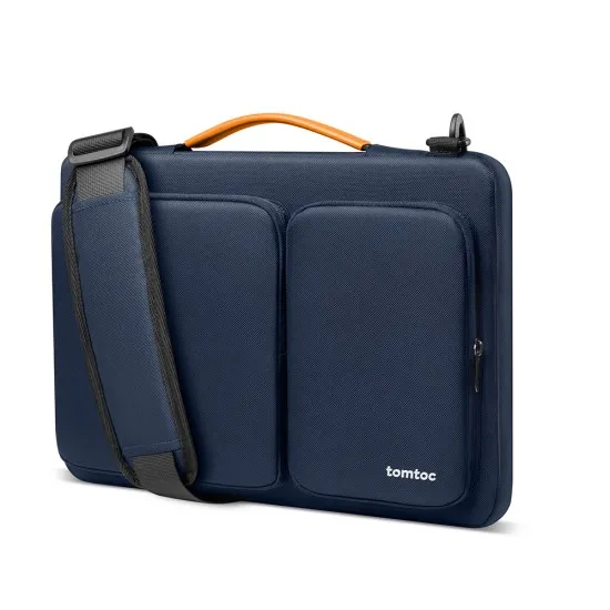 Geanta Laptop 13 - Tomtoc Defender Laptop Briefcase (A42C2B1) - Navy Blue Geanta Laptop 13 - Tomtoc Defender Laptop Briefcase (A42C2B1) - Navy Blue