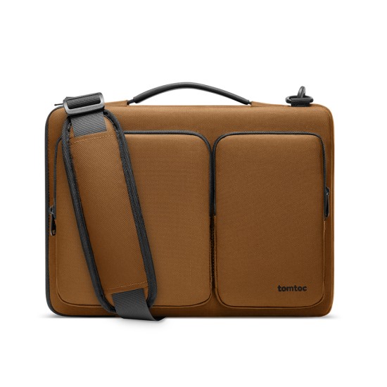 Geanta Laptop 14 - Tomtoc Defender Laptop Briefcase (A42D3Y1) - Brown