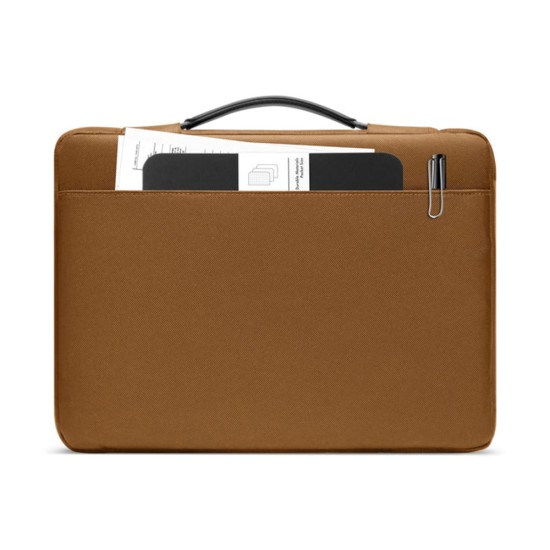 Geanta Laptop 16 - Tomtoc Defender Laptop Briefcase (A42F2Y1) - Brown