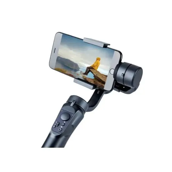 Gimbal pentru Telefon cu 3 Axe si Joystick, Micro-USB - Techsuit (H4) - Black Gimbal pentru Telefon cu 3 Axe si Joystick, Micro-USB - Techsuit (H4) - Black