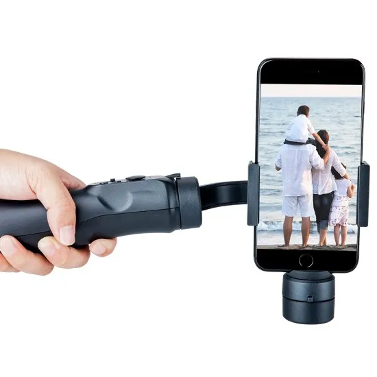 Gimbal pentru Telefon cu 3 Axe si Joystick, Micro-USB - Techsuit (H4) - Black Gimbal pentru Telefon cu 3 Axe si Joystick, Micro-USB - Techsuit (H4) - Black