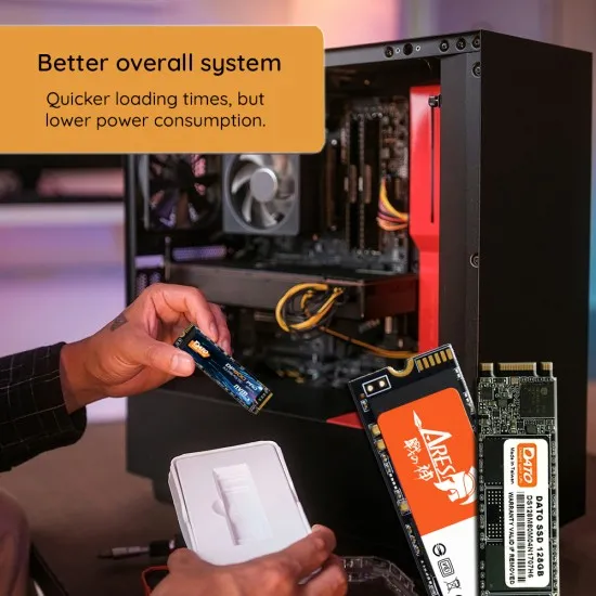 Hard SSD Intern PCIe Gen3x4 1TB, 3300MB/s - Dato DP700 PRO (DP700PSSD-1TB) - Black Hard SSD Intern PCIe Gen3x4 1TB, 3300MB/s - Dato DP700 PRO (DP700PSSD-1TB) - Black