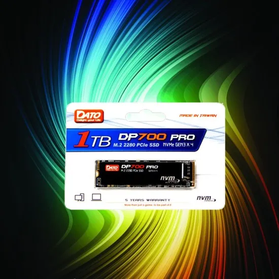 Hard SSD Intern PCIe Gen3x4 256GB, 3300MB/s - Dato DP700 PRO (DP700PSSD-256GB) - Black