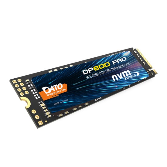 Hard SSD Intern PCIe Gen4x4 512GB, 5100MB/s - Dato DP800 PRO (DP800PSSD-512GB) - Black Hard SSD Intern PCIe Gen4x4 512GB, 5100MB/s - Dato DP800 PRO (DP800PSSD-512GB) - Black